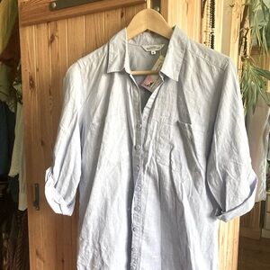 🛍️ 3/$15 🛍️ Northern Reflections sky blue button-up shirt (size M)